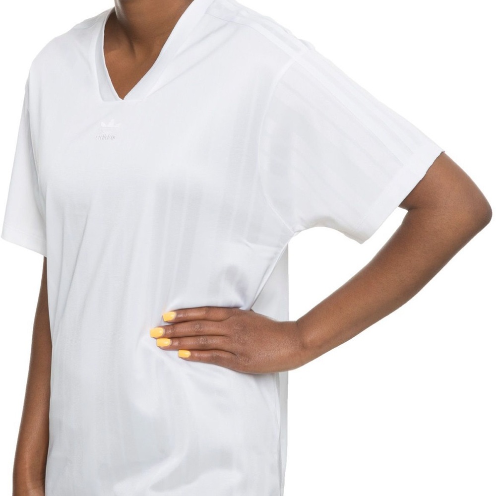 Adidas Women's Classic White V-Neck Jersey